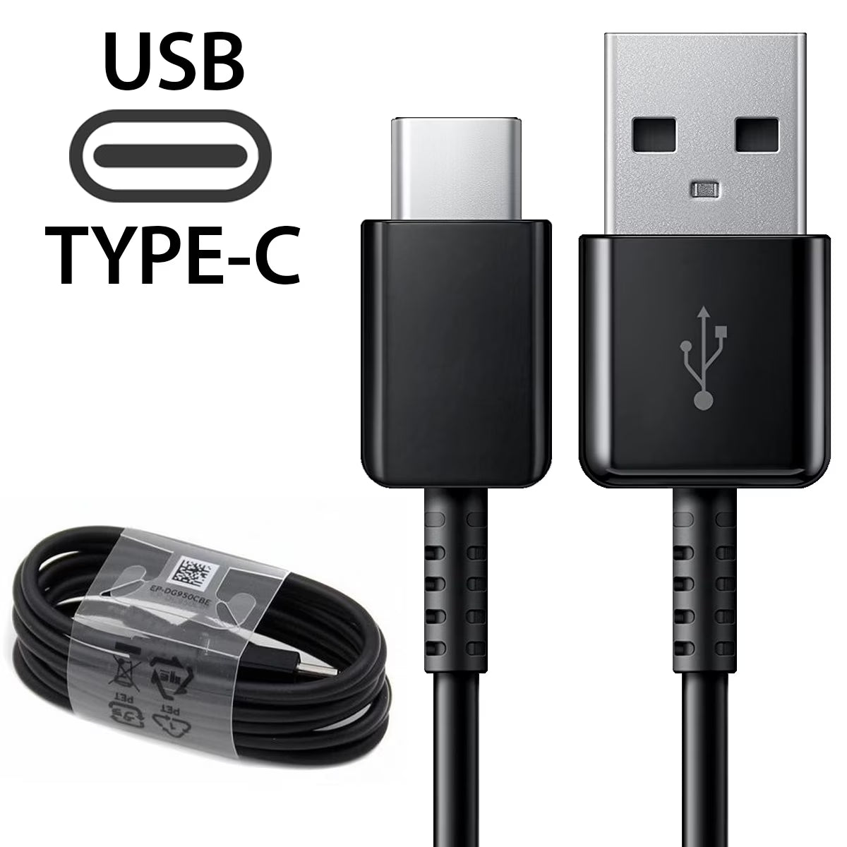 For Samsung Adaptive Fast Charging Type C Android Phone Charger with Cable for Samsung Galaxy S10/ S9/S10 Plus/S9 Plus/S10E/S21/S21Plus/S21 Ultra/S20/S20 Plus/S20 Fe/S8/Note 20/Note 10/Note 9/ Note 8