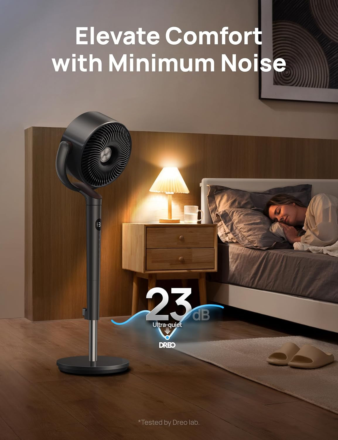 43'' Smart Wi-Fi/Alexa Control Pedestal Fan Bundle with 80Ft Whole Room Air Circulator and Remote Control