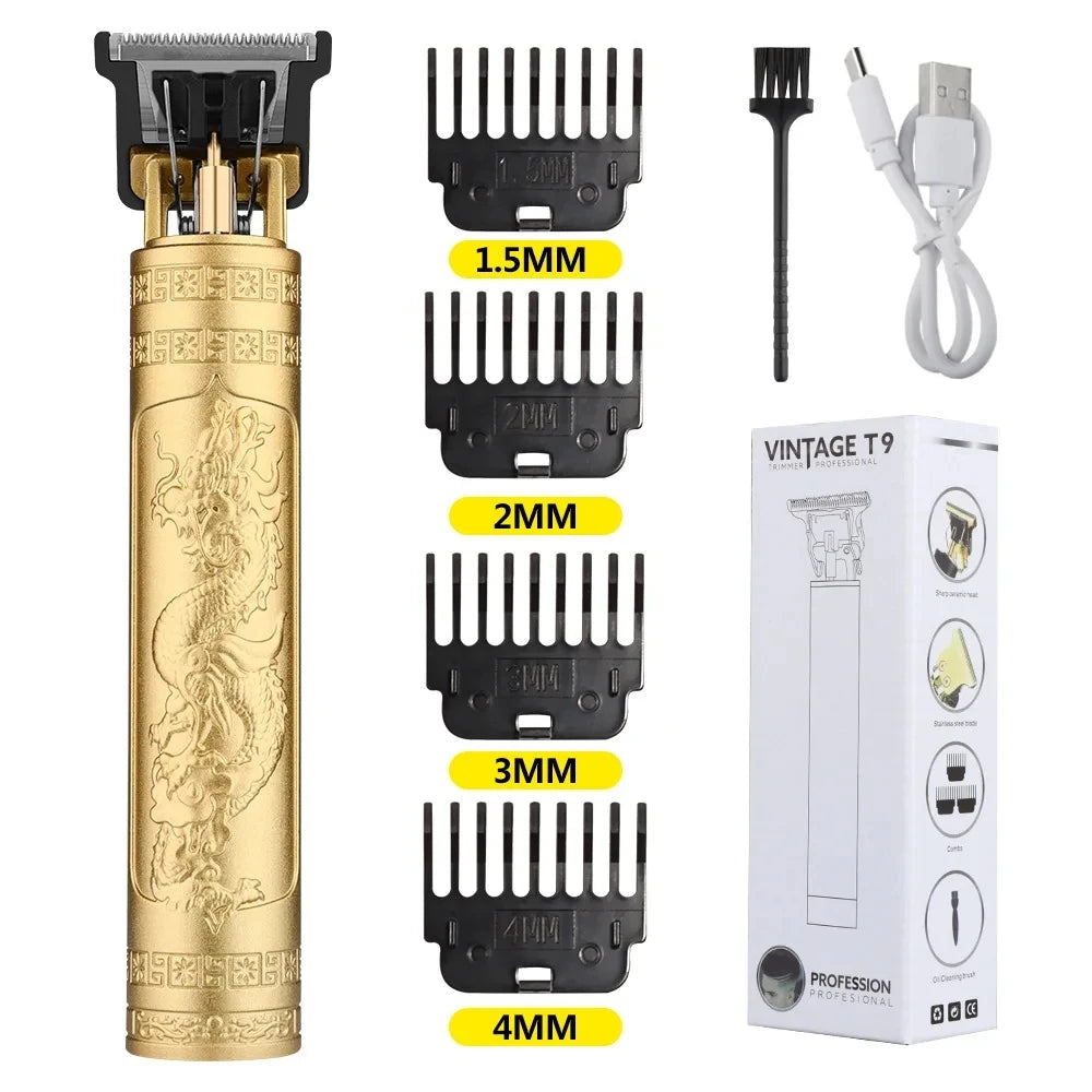 Retro T9 Pro Men's Electric Shaver & Hair Trimmer Set
