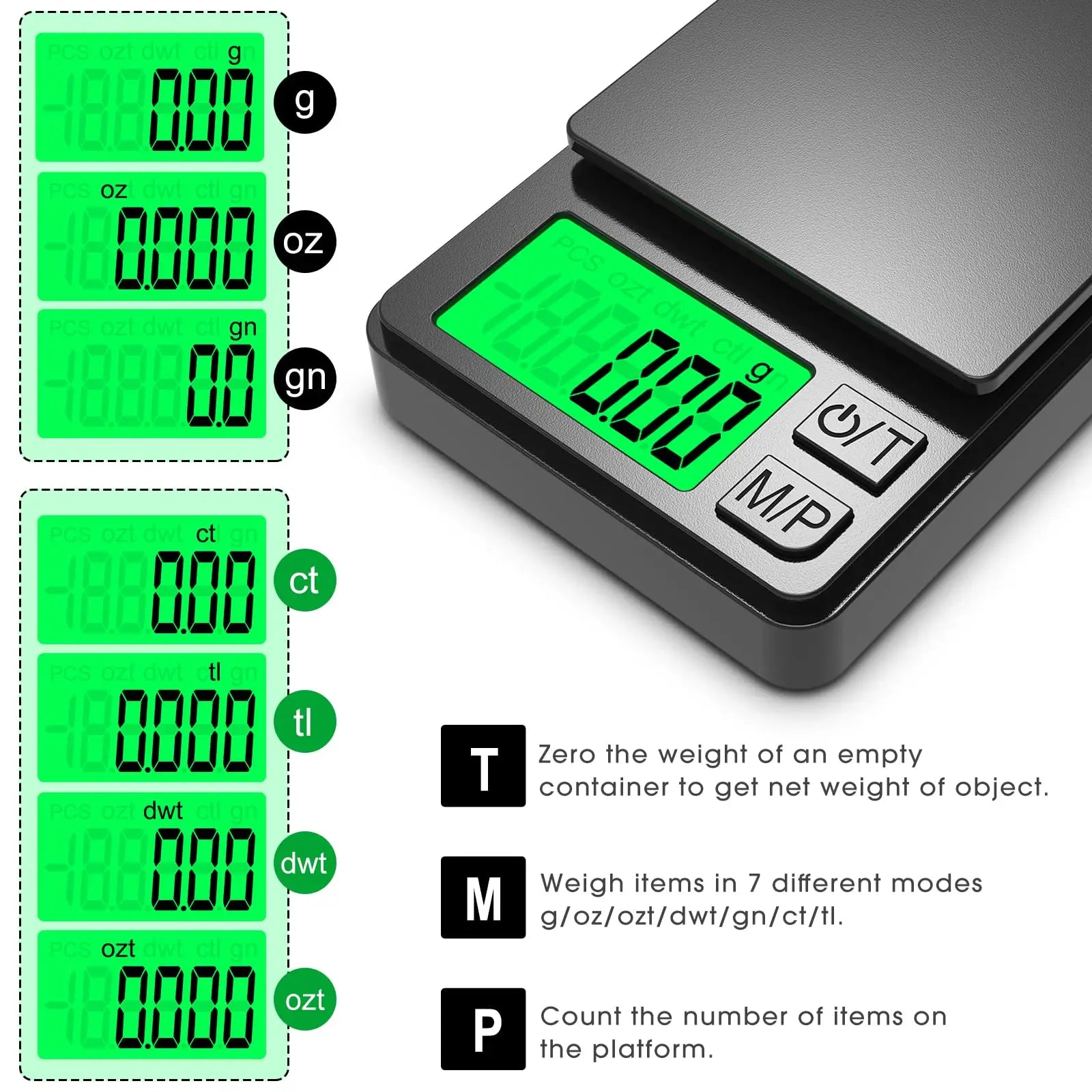Digital Jewelry Scale | 0.01g Precision | Portable Pocket Scale