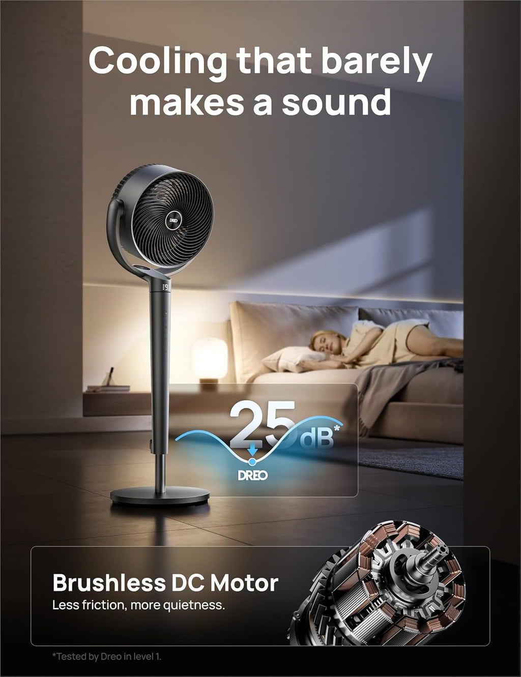 43'' Smart Wi-Fi/Alexa Control Pedestal Fan Bundle with 80Ft Whole Room Air Circulator and Remote Control