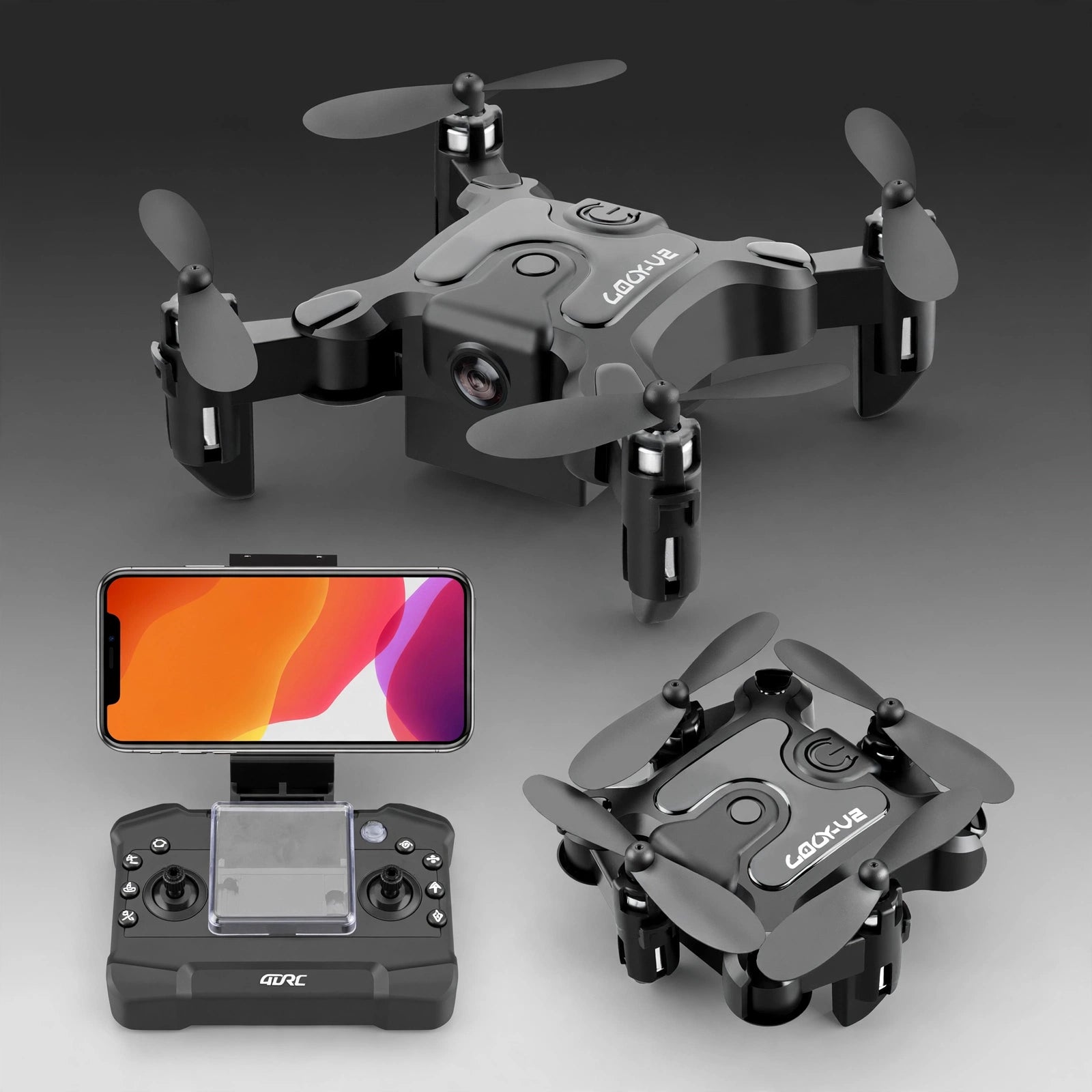 Mini Folding Drone with Camera – 4K / 720P / Standard | WiFi FPV Quadcopter